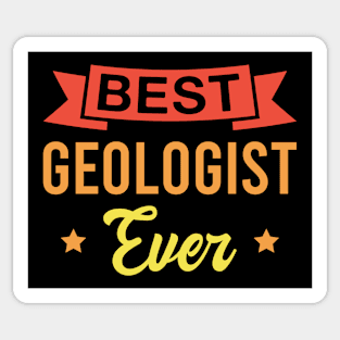 Best Geologist Ever - Funny Geologists Retro Sticker